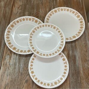Vintage Corelle Butterfly Gold Dinner Plate Collection❤️